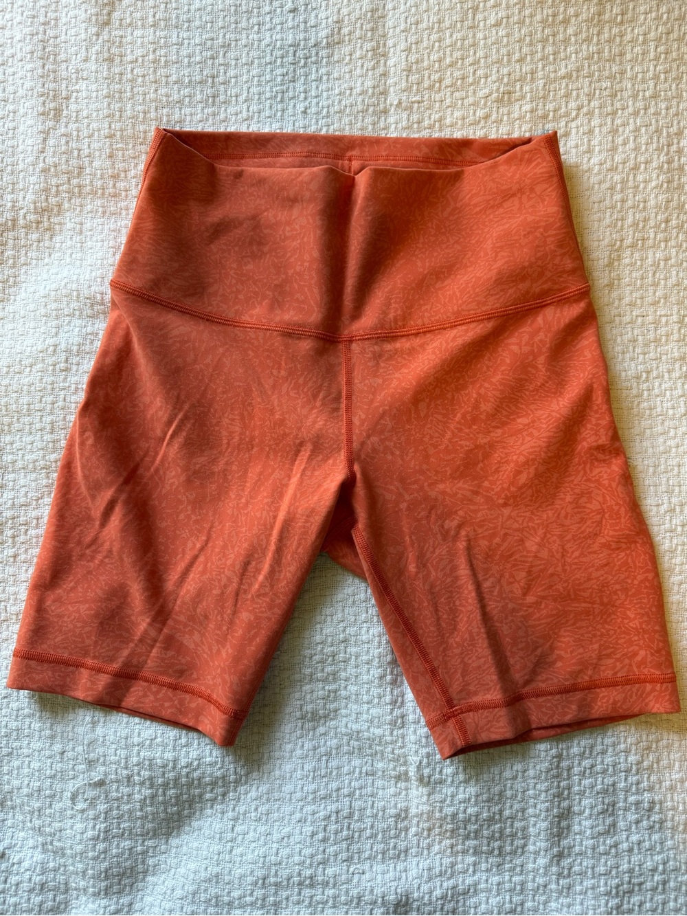 lululemon athletica High-Rise Athletic Bike Shorts in Rust